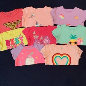 Lot of 8 toddler shirts Size 3T